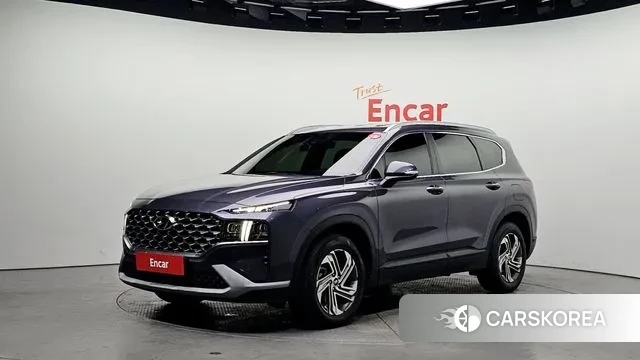 Hyundai The New Santa Fe 2022 Серый из Кореи