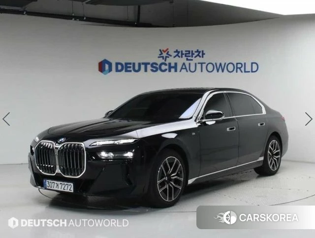 BMW 7 Series (G70) 2025 Черный из Кореи