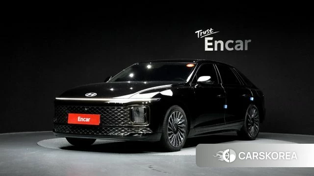 Hyundai Grandeur Hybrid (GN7) 2024 Черный из Кореи