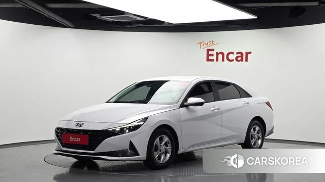 Hyundai Avante (CN7) 2021 Белый из Кореи