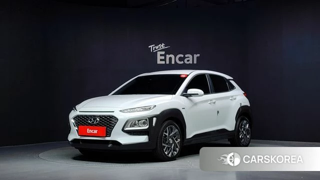 Hyundai Kona Hybrid 2019 Белый из Кореи