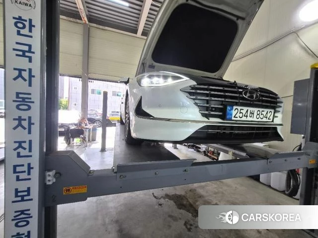 Hyundai Sonata Hybrid (DN8) 2020 Белый из Кореи