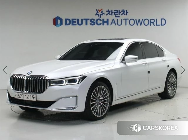 BMW 7 Series (G11) 2019 Белый из Кореи
