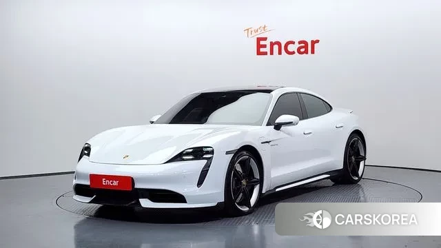 Porsche Taycan 2021 Белый из Кореи