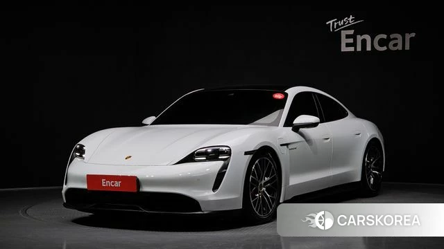 Porsche Taycan 2022 Белый из Кореи