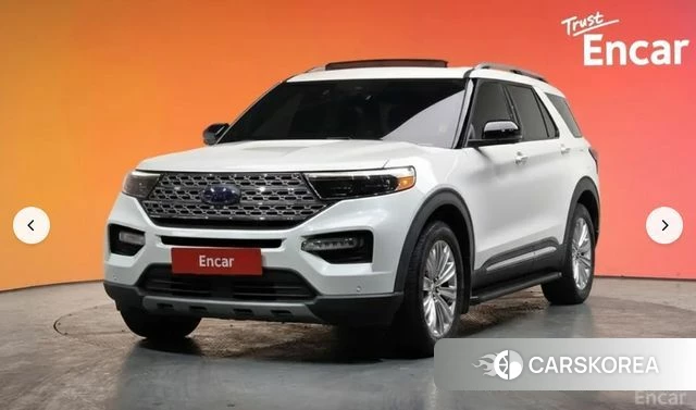 Ford Explorer 6th Generation 2019 Белый из Кореи