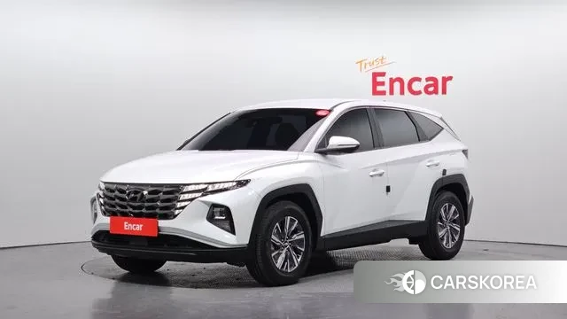 Hyundai Tucson Hybrid (NX4) 2021 Белый из Кореи