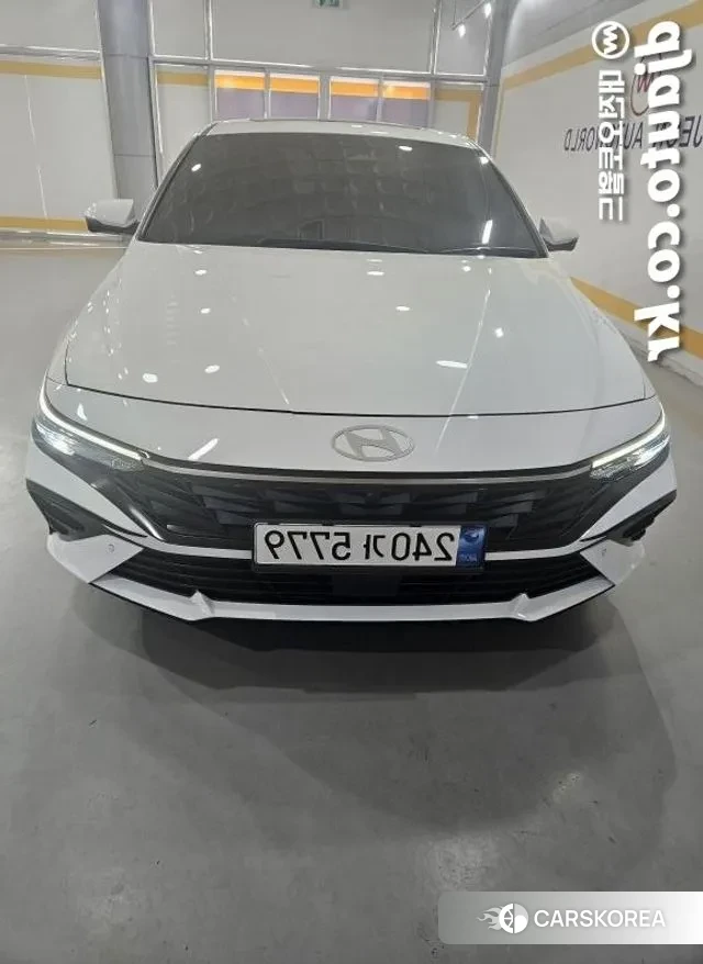 Hyundai The New Avante (CN7) 2024 Белый из Кореи