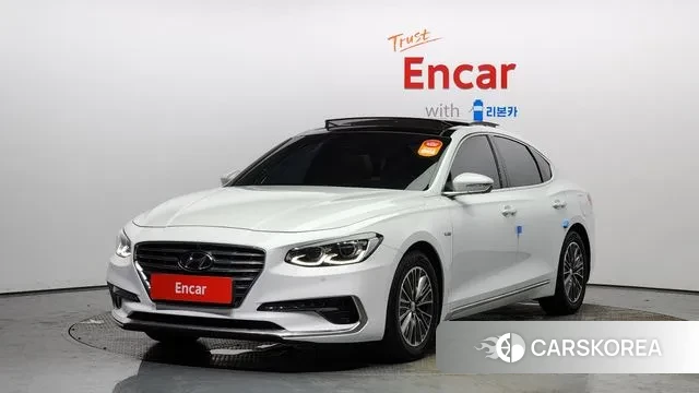 Hyundai Grandeur IG Hybrid 2019 Белый из Кореи