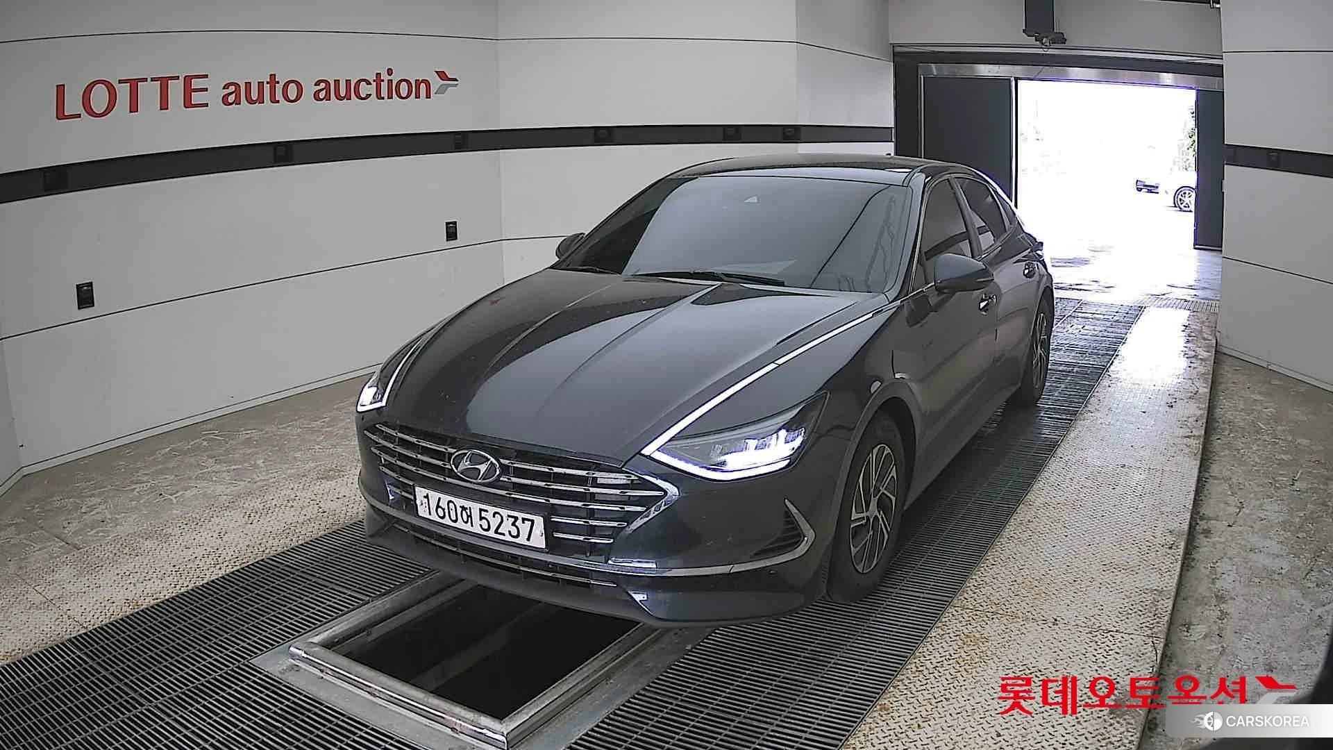 Hyundai Sonata Hybrid 2021 Oxford Blue Metallic из Кореи