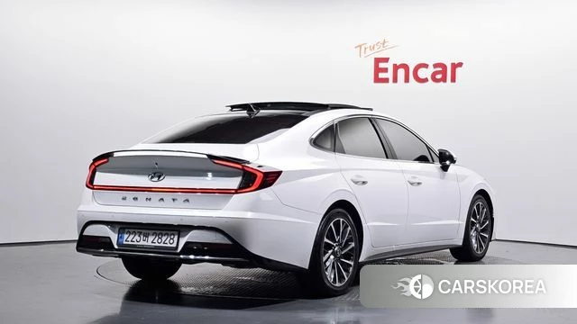 Hyundai Sonata (DN8) 2019 Белый из Кореи