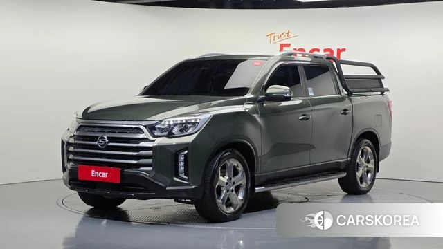 Ssangyong The New Rexton Sport 2023 Темно-зеленый из Кореи