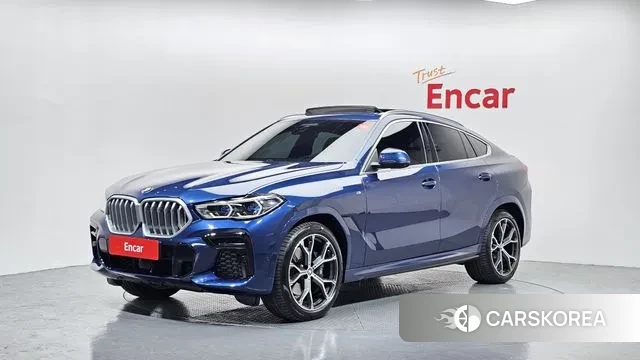 BMW X6 (G06) 2023 Синий из Кореи