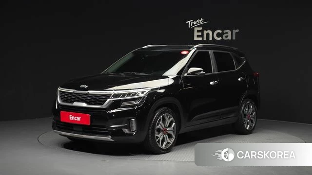 Kia Seltos 2020 Черный из Кореи