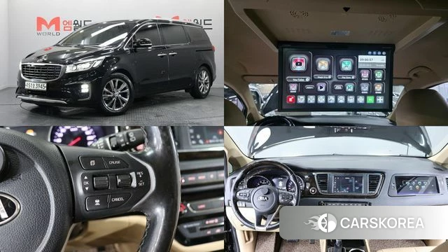 Kia The New Carnival 2019 Черный из Кореи