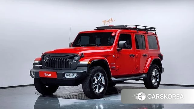 Jeep Wrangler (JL) 2018 Красный из Кореи