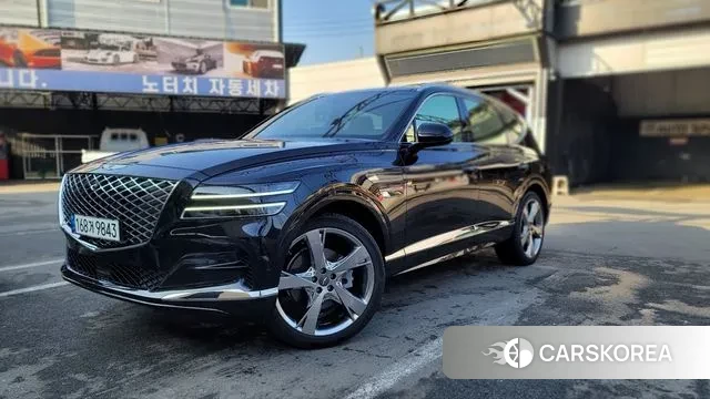 Genesis GV80 2021 Черный из Кореи