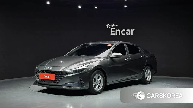 Hyundai Avante (CN7) 2021 Серый из Кореи