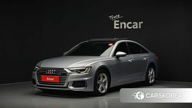 Audi A6 (C8) 2020 Серебристо-серый из Кореи