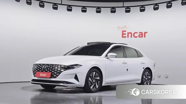 Hyundai The New Grandeur IG Hybrid 2020 Белый из Кореи
