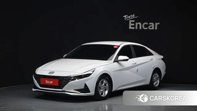 Hyundai Avante (CN7) 2023 Белый из Кореи
