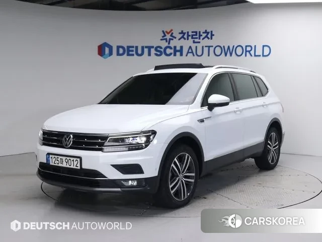 Volkswagen Tiguan Allspace 2020 Белый из Кореи