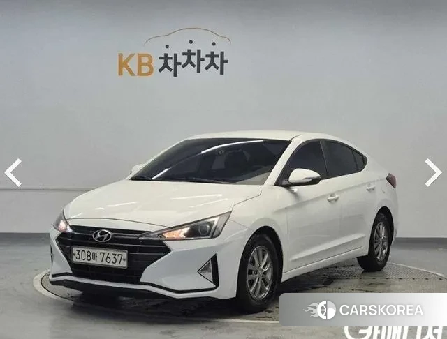 Hyundai The New Avante AD 2019 Белый из Кореи