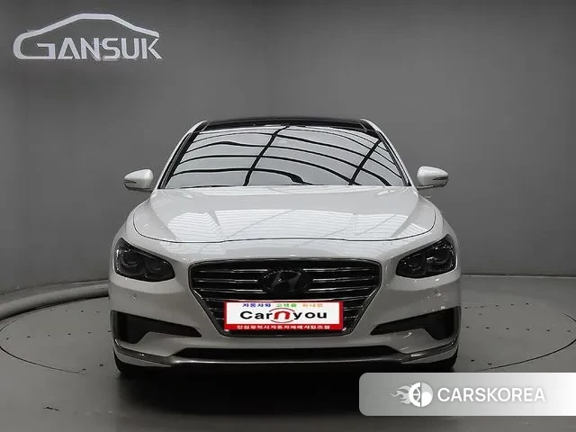 Hyundai Grandeur IG Hybrid 2018 Белый из Кореи