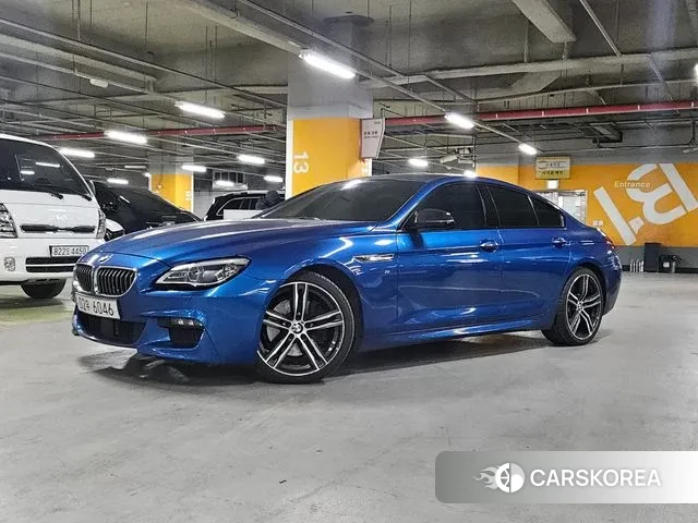 BMW 6 Series (F12) 2018 Синий из Кореи
