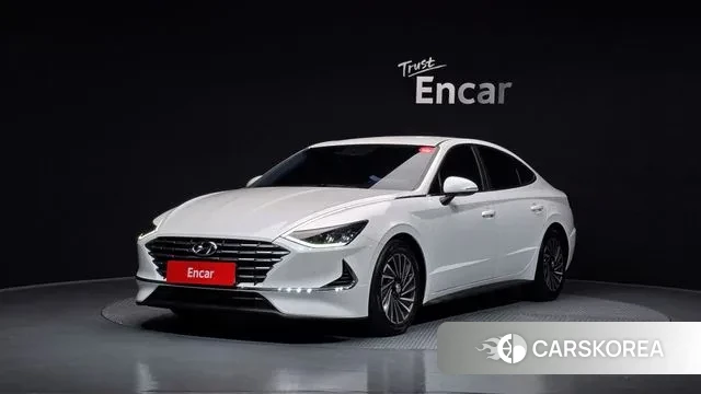 Hyundai Sonata Hybrid (DN8) 2021 Белый из Кореи