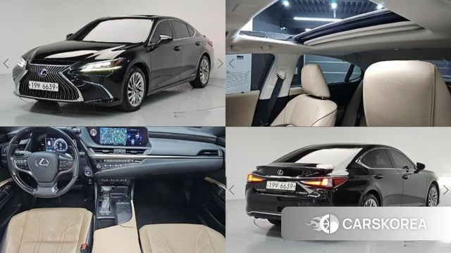 Lexus ES300h 7th generation 2019 Черный из Кореи