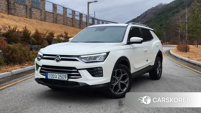 Ssangyong Beautiful Korando 2022 Белый из Кореи