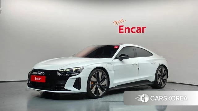 Audi e-Tron GT 2022 Белый из Кореи