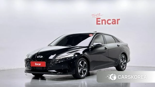 Hyundai Avante (CN7) 2021 Черный из Кореи