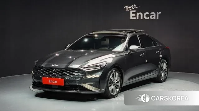 Kia K8 Hybrid 2022 Серый из Кореи