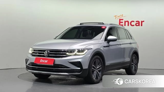 Volkswagen Tiguan second Generation 2022 Серебряный из Кореи