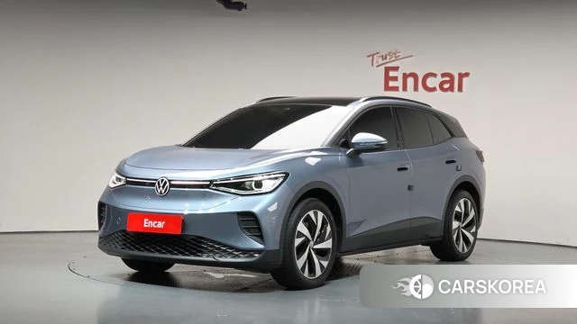 Volkswagen ID.4 2023 Небесно-голубой из Кореи