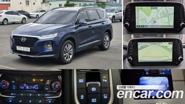 Hyundai Santa Fe TM 2018 Синий из Кореи