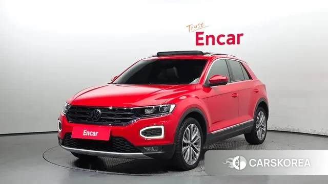 Volkswagen T-Roc 2021 Красный из Кореи
