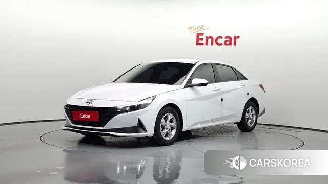 Hyundai Avante (CN7) 2021 Белый из Кореи