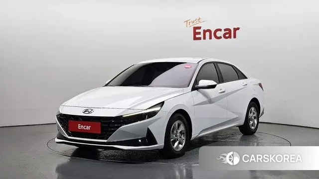 Hyundai Avante (CN7) 2021 Белый из Кореи