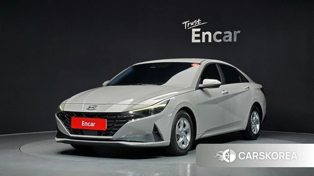Hyundai Avante (CN7) 2021 Серебристо-серый из Кореи