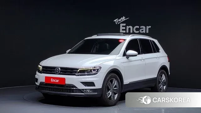 Volkswagen Tiguan second Generation 2018 Белый из Кореи