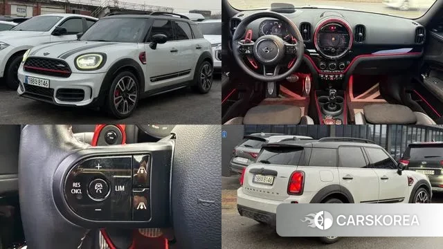 Mini Cooper S Countryman 2021 Белый двухцветный из Кореи