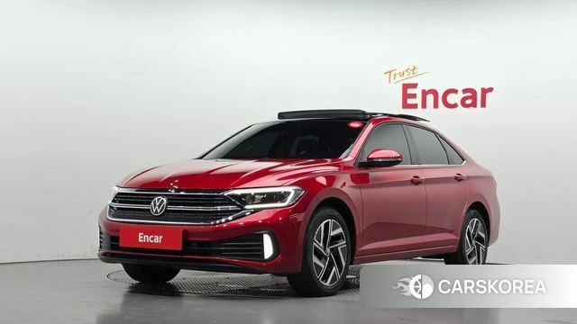 Volkswagen 7th Generation of Jetta 2023 Красный из Кореи