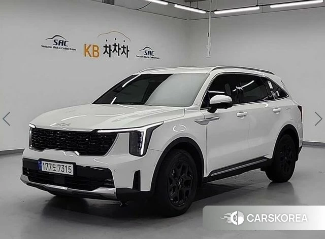 Kia The New Sorento 4th Generation 2023 Белый из Кореи