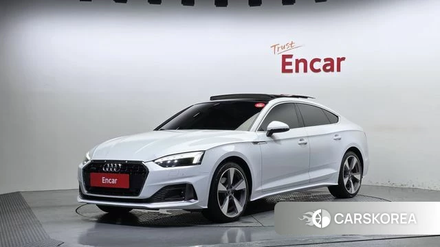 Audi A5 (F5) 2021 Белый из Кореи