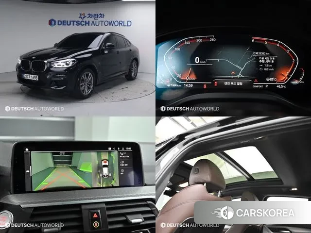 BMW X4 (G02) 2020 Черный из Кореи