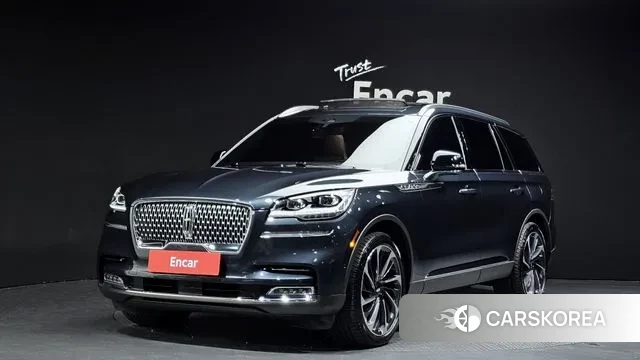Lincoln Aviator 2nd generation 2023 Синий из Кореи