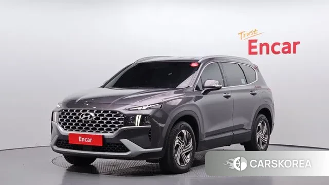 Hyundai The New Santa Fe 2021 Серый из Кореи